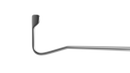 143R 5-040 Jameson Muscle Hook, 2.00 mm Bulbous Tip, 9.50 mm Flat Hook, Length 135 mm, Flat Titanium Handle