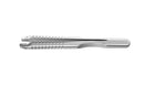 4-0396/LRS Capsulorhexis Forceps with Scale (2.50/5.00 mm), Cross-Action, for 1.50 mm Incisions, Straight Stainless Steel Jaws (8.50 mm), Short Lever (16.00 mm), Long (101 mm) Round Stainless Steel Handle, Length 120 mm