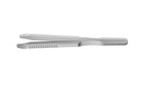 4-0396/LFS Capsulorhexis Forceps with Scale (2.50/5.00 mm), Cross-Action, for 1.50 mm Incisions, Straight Stainless Steel Jaws (8.50 mm), Short Lever (16.00 mm), Long (101 mm) Flat Stainless Steel Handle, Length 120 mm