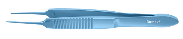 099R 4-059T Bonn Corneal Forceps, Straight, 0.12 mm, 1x2 Teeth, Small Size, Flat Handle, Length 72 mm, Titanium