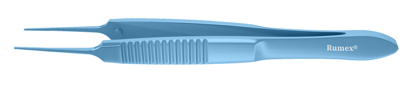 099R 4-059T Bonn Corneal Forceps, Straight, 0.12 mm, 1x2 Teeth, Small Size, Flat Handle, Length 72 mm, Titanium