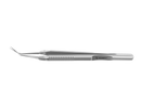 4-03962/LFS Capsulorhexis Forceps with Scale (2.50/5.00 mm), Cross-Action, for 1.50 mm Incisions, Straight Stainless Steel Jaws (8.50 mm), Long Lever (26.00 mm), Long (101 mm) Flat Stainless Steel Handle, Length 130 mm
