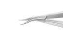 11-010S Castroviejo Corneal Scissors, Left, Curved, Blunt Tips, 7.00 mm Blades, Length 100 mm, Stainless Steel
