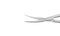 086R 11-062S McPherson-Vannas Curved Iris Scissors, Sharp Tips, 8.00 mm Blades, Round Handle, Length 85 mm, Stainless Steel