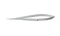 213R 11-125S Westcott Type Stitch Scissors, Gently Curved, Sharp tips, 16.00 mm Blades, Flat Handle, Length 120 mm, Stainless Steel