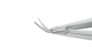 999R 11-134 Holland Spatulated DALK Scissors, Right, Micro blades, Delicate Shortened Outer Blade, Rounded Blunt Tips, Length 100 mm, Stainless Steel