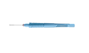 999R 12-209-25H Curved Subretinal Scissors, Attached to a Squeeze Handle, with RUMEX Flushing System, 25 Ga