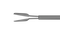 999R 12-304-25H Gripping Forceps With A "Crocodile" Platform, Attached to a Squeeze Handle, with RUMEX Flushing System, 25 Ga