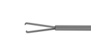 12-4013H End-Grasping  Forceps, Expanded Space Between Branches, Attached to a Squeeze Handle, with RUMEX Flushing System, 23 Ga