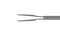 999R 12-410-23H Eckardt End-Gripping Forceps, Attached to a Squeeze Handle, with RUMEX Flushing System, 23 Ga