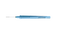 999R 12-410-25H Eckardt End-Gripping Forceps, Attached to a Squeeze Handle, with RUMEX Flushing System, 25 Ga