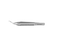 999R 4-0395/SFS Capsulorhexis Forceps with Scale (2.50/5.00 mm), Cross-Action, for 1.50 mm Incisions, Curved Stainless Steel Jaws (8.50 mm), Short Lever (16.00 mm), Short (71 mm) Flat Stainless Steel Handle, Length 90 mm