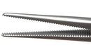 4-120S Hartman Hemostatic Mosquito Forceps, Straight, Serrated jaws, Length 90 mm, Ring Handle, Stainless Steel