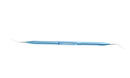 13-031 Double Spatula, 0.50 mm and 1.00 mm Wide, 12.00 mm Long, Length 134 mm, Round Titanium Handle