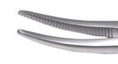 4-123S Halsted Hemostatic Forceps, Curved, Long, Length 125 mm, Stainless Steel