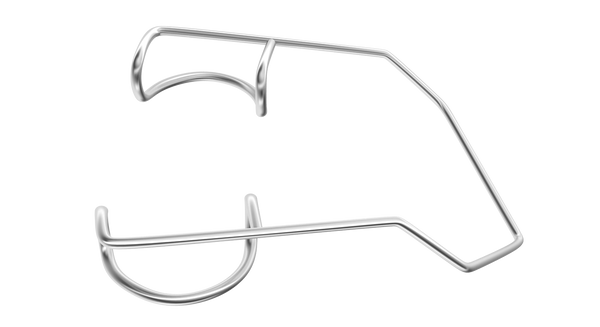 449R 14-023S Barraquer Wire Speculum, Temporal, Child Size, 11.00 mm Blades, Length 38 mm, Stainless Steel