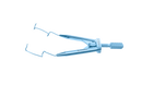 999R 14-041TK Lieberman Nasal Speculum, 14.00 mm Kratz Style Blades, Round Branches, Length 70 mm, Titanium