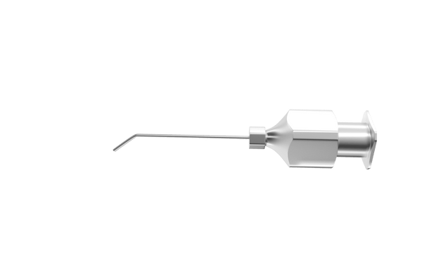 999R 15-051-25 Rycroft Anterior Chamber Cannula, 25 Ga x 22 mm, 4 mm Angled Tip