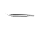 4-0396/MFS Capsulorhexis Forceps with Scale (2.50/5.00 mm), Cross-Action, for 1.50 mm Incisions, Straight Stainless Steel Jaws (8.50 mm), Short Lever (16.00 mm), Medium (91 mm) Flat Stainless Steel Handle, Length 110 mm