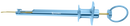 16-2806 Next Generation IOL Injector for A, B, C Cartridges with Plunger Mechanism and Reverse Inner Spring, Length 212 mm, Titanium Handle with Ring