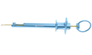 16-2808 Next Generation IOL Injector for D Cartridge with Plunger Mechanism and Reverse Inner Spring, Length 212 mm, Titanium Handle with Ring