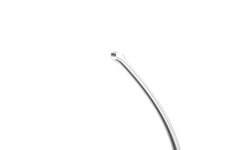 999R 20-207 Stodulka ReLEx Smile Double Lenticule Spatula (Blunt Spoon and Flat Spatula), Length 130 mm, Round Titanium Handle
