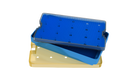 008R 18-304 Plastic Sterilization Tray with Silicone Finger Mat, Extra Large, 254×152×19 mm, 10×6×0.75″