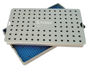 18-328 Aluminum Sterilization Tray with Silicone Mat, 260×160×80 mm, 10.25×6.25×3.25″