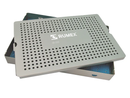 18-335 Aluminum Sterilization Tray with Silicone Mat, 390×265×40 mm, 15.5×10.5×1.5″
