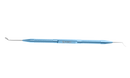 20-002 Lindstrom LASIK/PRK Spatula and Epithelium Removal Board, Length 138 mm, Round Titanium Handle