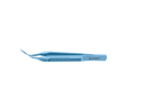 4-0396/SFT Capsulorhexis Forceps with Scale (2.50/5.00 mm), Cross-Action, for 1.50 mm Incisions, Straight Titanium Jaws (8.50 mm), Short Lever (16.00 mm), Short (71 mm) Flat Titanium Handle, Length 90 mm