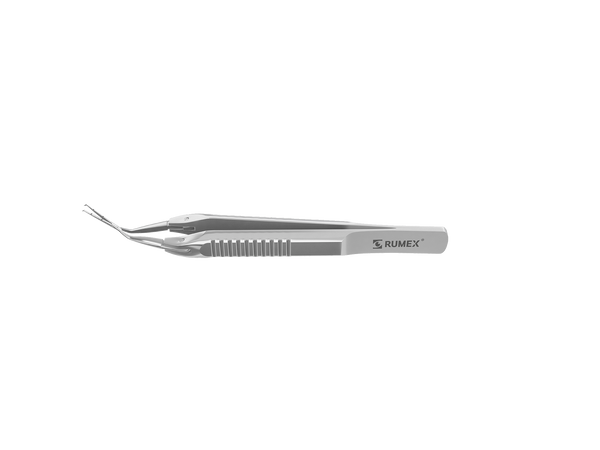 999R 4-0396/SFS Capsulorhexis Forceps with Scale (2.50/5.00 mm), Cross-Action, for 1.50 mm Incisions, Straight Stainless Steel Jaws (8.50 mm), Short Lever (16.00 mm), Short (71 mm) Flat Stainless Steel Handle, Length 90 mm