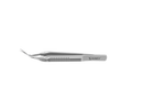 4-0396/SFS Capsulorhexis Forceps with Scale (2.50/5.00 mm), Cross-Action, for 1.50 mm Incisions, Straight Stainless Steel Jaws (8.50 mm), Short Lever (16.00 mm), Short (71 mm) Flat Stainless Steel Handle, Length 90 mm