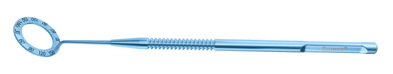 198R 2-030T Mendez Degree Gauge, Round Handle, Length 134 mm, Titanium