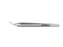 4-0396/LFS Capsulorhexis Forceps with Scale (2.50/5.00 mm), Cross-Action, for 1.50 mm Incisions, Straight Stainless Steel Jaws (8.50 mm), Short Lever (16.00 mm), Long (101 mm) Flat Stainless Steel Handle, Length 120 mm