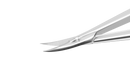 11-015S Castroviejo Curved Corneal Scissors, Medium, Blunt Tips, 13.00 mm Blades, Length 110 mm, Stainless Steel