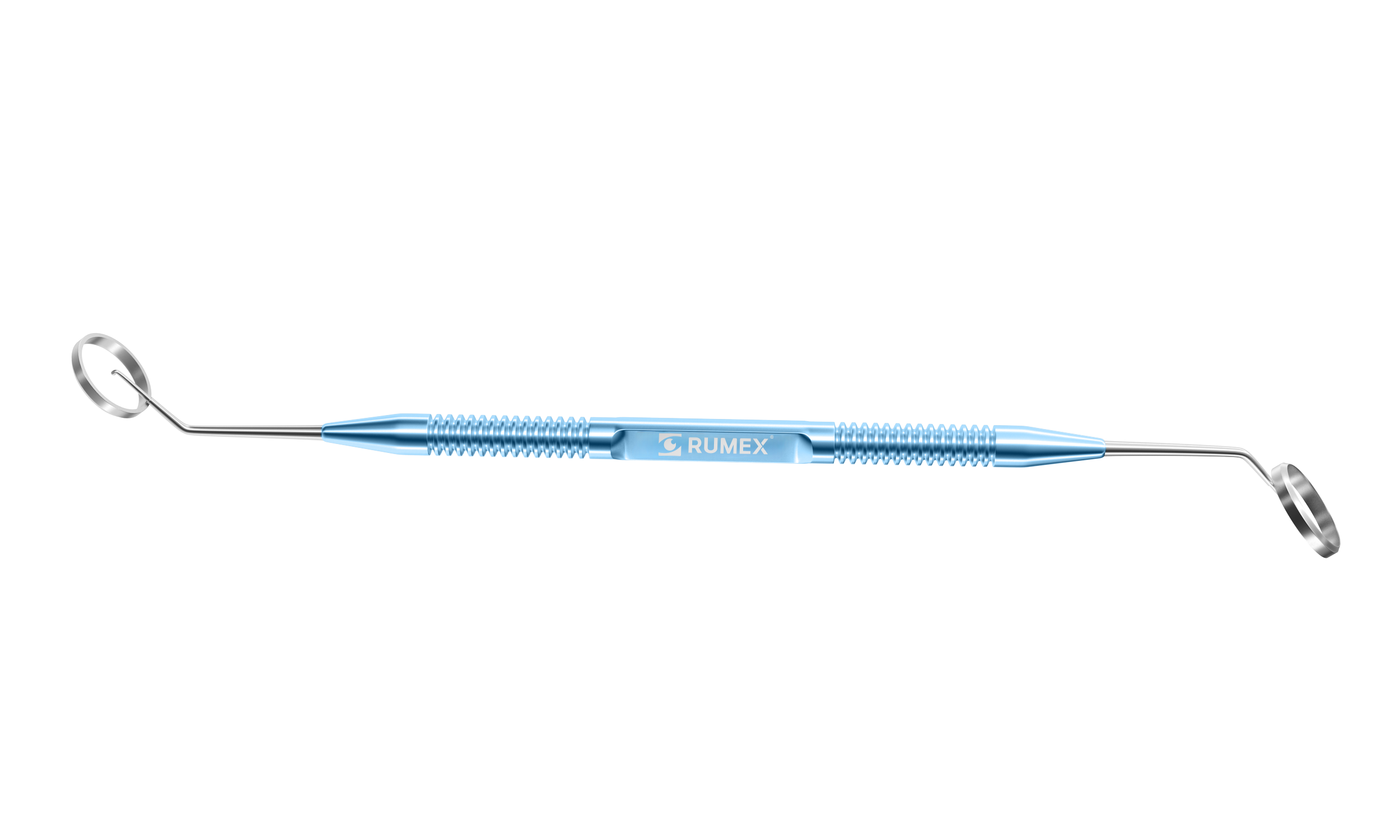 3-0231 Abdullayev Corneal Marker for Keratoplasty, Double-Ended (10.00 mm and 11.00 mm Diameters), with Central Marking Point, Length 146 mm, Round Titanium Handle