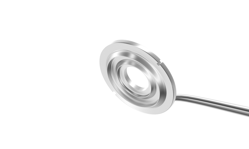 999R 3-143T Tunnel Zone Marker, 4.00/6.00 mm Diameter, 40° Angled to Handle, Length 127 mm, Titanium