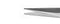 999R 11-054S Vannas Capsulotomy Scissors, Angled, Sharp Tips, 6.00 mm Blades, Flat Handle, Length 81 mm, Stainless Steel