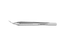 999R 4-0396/LRS Capsulorhexis Forceps with Scale (2.50/5.00 mm), Cross-Action, for 1.50 mm Incisions, Straight Stainless Steel Jaws (8.50 mm), Short Lever (16.00 mm), Long (101 mm) Round Stainless Steel Handle, Length 120 mm