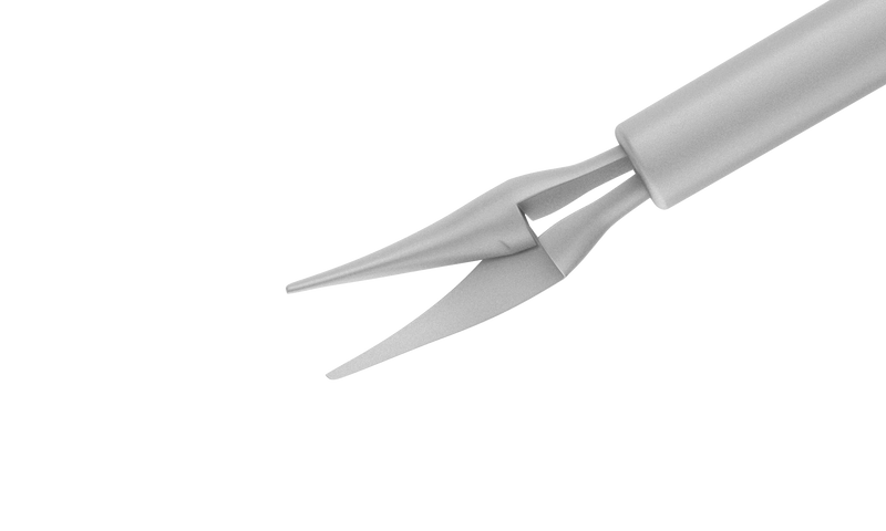 999R 12-209-23 Curved Subretinal Scissors, Curvature Radius 12.00 mm, 23 Ga, Tip Only