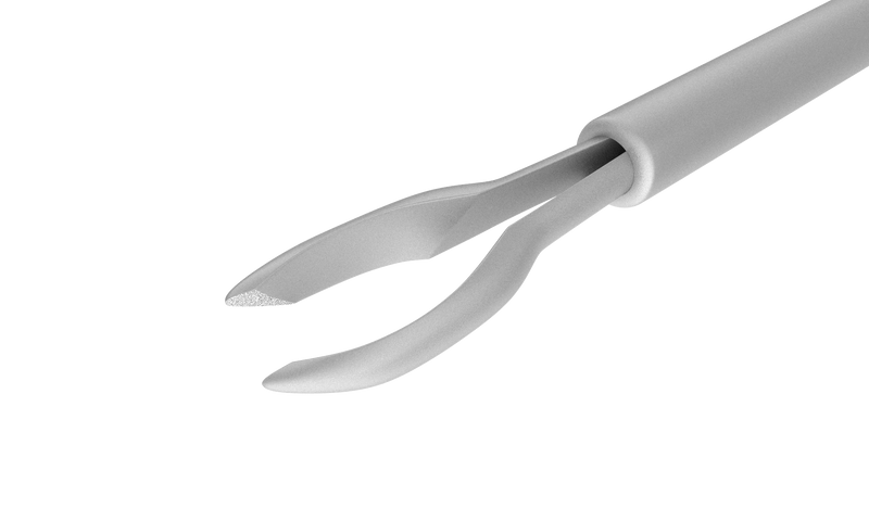 999R 12-411-25 Tano Asymmetrical Vitreoretinal End-Gripping Forceps, 25 Ga, Tip Only