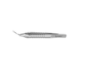 4-0396/SRS Capsulorhexis Forceps with Scale (2.50/5.00 mm), Cross-Action, for 1.50 mm Incisions, Straight Stainless Steel Jaws (8.50 mm), Short Lever (16.00 mm), Short (71 mm) Round Stainless Steel Handle, Length 90 mm