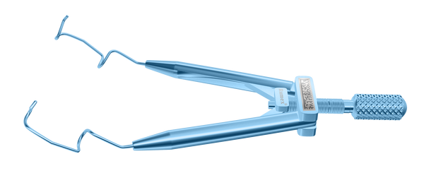999R 14-041T Lieberman Nasal Speculum, 14.00 mm V-Shaped Blades, Round Branches, Adult Size, Length 70 mm, Titanium