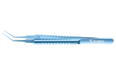 4-031T Utrata Capsulorhexis Forceps, Regular Tips, 11.50 mm Straight Jaws, Round Handle, Length 110 mm, Titanium
