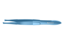 4-043T Cilia Forceps, Wide, Flat Handle, Length 85 mm, Titanium