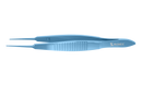 4-0600T Castroviejo Suturing Forceps, 0.12 mm, 1x2 Teeth, 6.00 mm Tying Platform, Flat Handle, Length 110 mm, Titanium