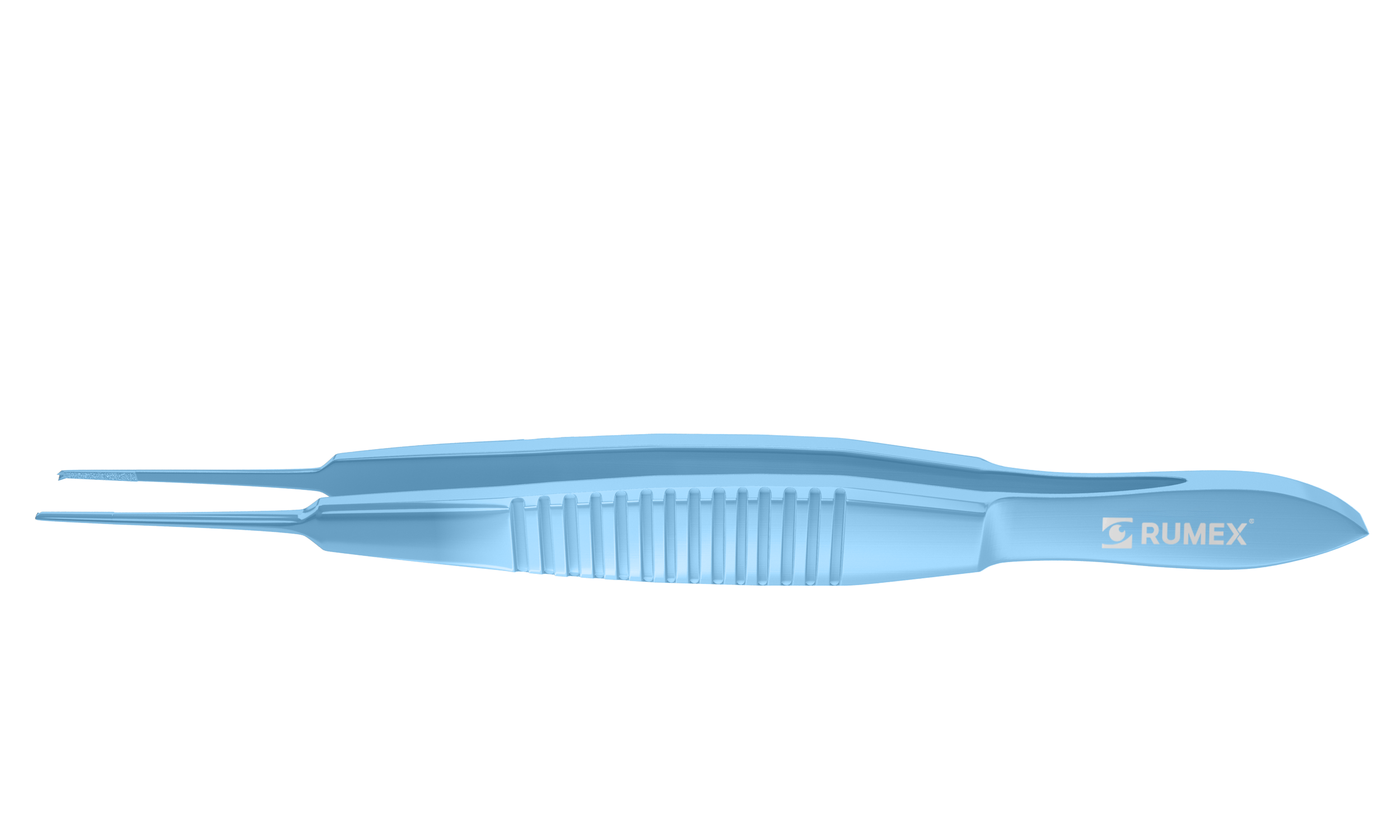 4-0822T Castroviejo Fixation Forceps, 0.50 mm, 1x2 Teeth, without Tying Platform, Length 109 mm, Titanium
