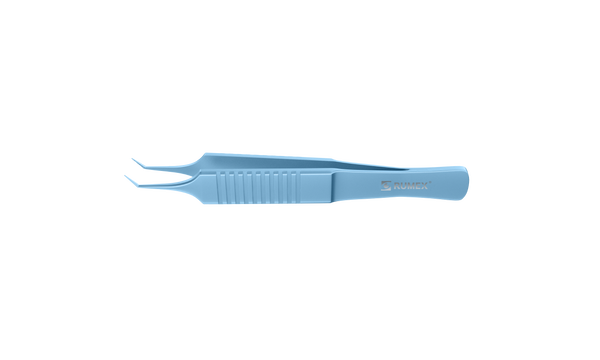 999R 4-090T Kelman-McPherson Tying Forceps, Angled Shafts, with 4.00 mm Tying Platform, Length 81 mm, Titanium