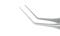 999R 4-092S Kelman-McPherson Tying Forceps, Angled Shafts, with 10.00 mm Tying Platforms, Length 86 mm, Stainless Steel